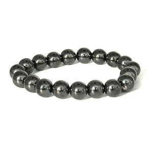 Magnetovec zoštíhľujúci magnetický náramok elastický prírodný kameň, gulička 10 mm / 16 - 17 cm Magnetovec zoštíhľujúci magnetický náramok elastický prírodný kameň, gulička 10 mm / 16 - 17 cm