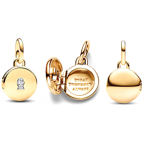 Šarm strieborný 925 zlatý medailón kľúčový prívesok náramok láska