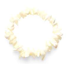 Perlový náramok elastický sekaný prírodný kameň 19 cm, kvalita AA, symbol ženskosti