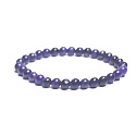 Čaroit / Čaroit náramok elastický prírodný kameň, guľôčka 6 mm / 16 -17 cm, mágia a kúzla, zázrak z Jakutska
