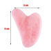 Rozmarín Gua Sha redukuje vrásky, opuchy, zlepšuje pružnosť pokožky 5 x 8 cm, kameň lásky