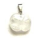 Krištáľový prívesok Apple of Knowledge prírodný kameň 1,5 cm, kameň z kameňov