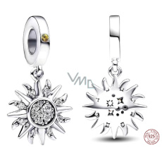 Šarm Sterlingové striebro 925 Šumivé slnko, vesmírny prívesok na náramok