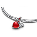 Charm Sterlingové stříbro 925 Srdce You Are My Soulmate, 2v1 přívěsek na náramek symbol láska, osud a spojení duší