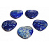 Lapis Lazuli Hmatka, liečivý drahokam v tvare srdca prírodný kameň 3 cm 1 kus, kameň harmónie