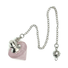 Ružové kyvadlo prírodný kameň na veštenie, veštenie 2,5 x 2 cm, kameň lásky Ružové kyvadlo prírodný kameň na veštenie, veštenie 2,5 x 2 cm, kameň lásky