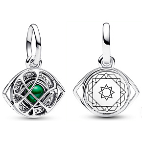 Prívesok zo striebra 925 Marvel Doctor Strange Agamottovo oko, náramok