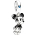 Prívesok zo striebra 925 Disney Mickey Mouse, filmový náramok