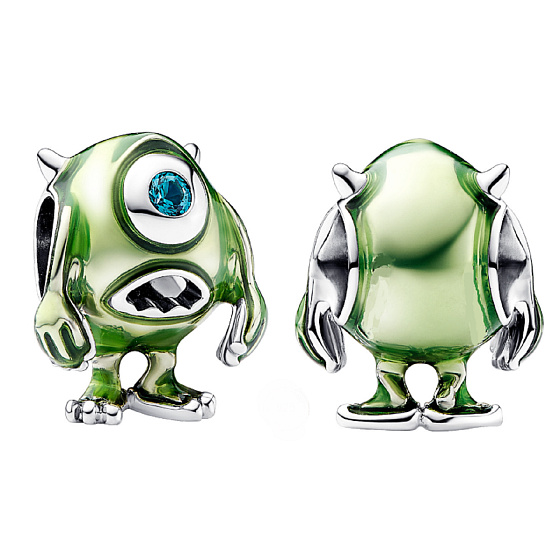 Prívesok Striebro 925 Disney Pixar Monsters Ltd, Mike Wazowski, korálik na náramok