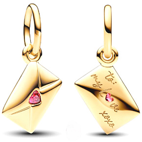 Prívesok na náramok zo striebra 925 Láska, ručne písaný, prívesok