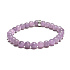 Lepidolit ružový náramok elastický prírodný kameň, guľôčka 6 mm / 16 - 17 cm, amulet pre športovcov