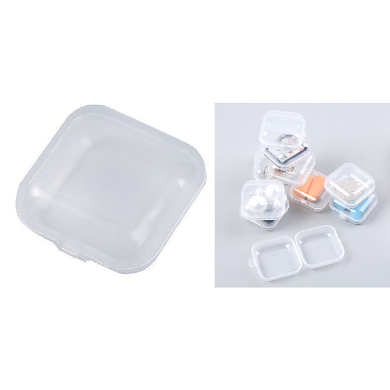 Plastový box číry mini 3,5 x 3,5 x 1,8 cm 1 kus