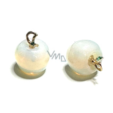 Opalitový prívesok Jablko poznania, syntetický kameň 2,7 x 15 mm, kameň prianí a nádeje Opalitový prívesok Jablko poznania, syntetický kameň 2,7 x 15 mm, kameň prianí a nádeje