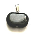 Obsidiánový prívesok Jablko poznania prírodný kameň 1,5 cm, kameň spásy