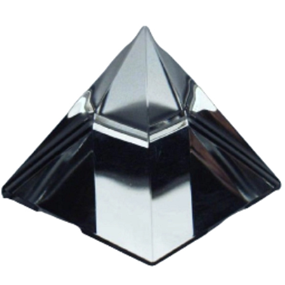 Sklenená pyramída krištáľ 50 mm
