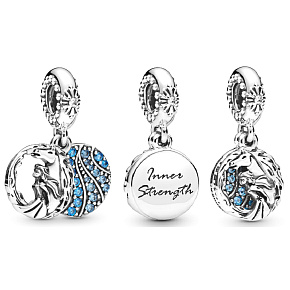 Prívesok prívesok náramok zo striebra 925 Disney Ľadové kráľovstvo Elsa Film