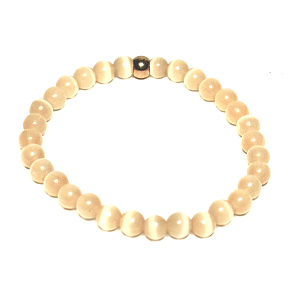 Šampanský náramok Ulexit elastický prírodný kameň, guľôčka 6 mm / 16 - 17 cm, kvalita AAA Šampanský náramok Ulexit elastický prírodný kameň, guľôčka 6 mm / 16 - 17 cm, kvalita AAA