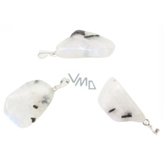 Mesačný kameň Troml prívesok prírodný kameň, 2,2-3 cm, 1 kus, kameň osudu Mesačný kameň Troml prívesok prírodný kameň, 2,2-3 cm, 1 kus, kameň osudu