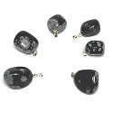Obsidiánová šupina Troml prívesok prírodný kameň, 2,2-3 cm, 1 kus, kameň spásy
