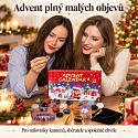 Adventní kalendář s kameny – 24 surových a leštěných kamenů, náramek a doplňky