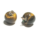 Tigrie oko Jablko poznania prívesok, prírodný kameň 2,7 x 15 mm, kameň slnka a zeme, prináša šťastie a bohatstvo