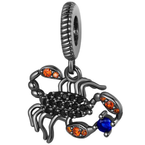 Šarm Striebro 925 Škorpión, prívesok na náramok