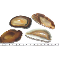 Achát prírodný plátok, prírodný kameň 1 kus