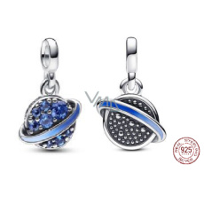 Charm Striebro 925 Planéta Saturn - Mini medailón, prívesok na náramok vesmír Charm Striebro 925 Planéta Saturn - Mini medailón, prívesok na náramok vesmír