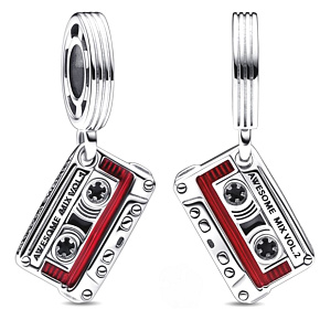 Striebro 925 Marvel Guardians of the Galaxy, kazeta, prívesok na náramok Striebro 925 Marvel Guardians of the Galaxy, kazeta, prívesok na náramok