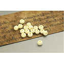 Kosť z Jaka biela Tibetský náramok elastický prírodný kameň, guľôčka 12 mm / 16 - 17 cm, ochranný predmet, amulet