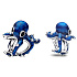 Charm Chobotnica Midnight Blue – symbol inteligencie, tajomstva a prispôsobivosti, prívesok na náramok more
