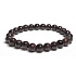 Granátový náramok elastický prírodný kameň, guľôčka 8 mm / 16 - 17 cm, kameň ohňa, lásky