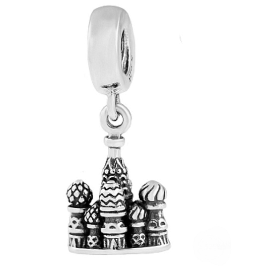 Charm Moskva Chrám Vasilija Blaženého, cestovný náramok prívesok