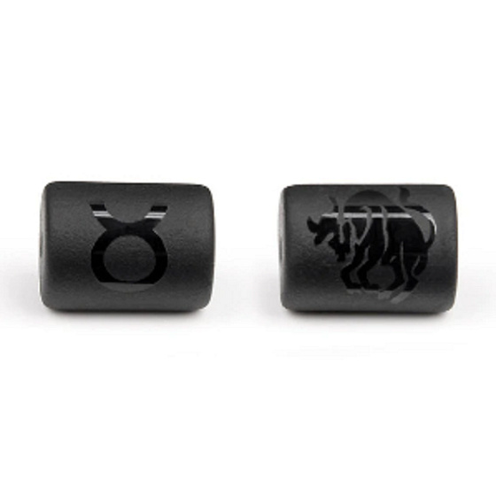Onyx znamenie zverokruhu Býk, prívesok na náramok z prírodného kameňa, 10 mm 1 kus, kameň životnej sily