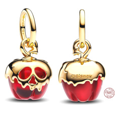 Charm Striebro 925 Disney Snehulienka, Jablko zlej kráľovnej, prívesok na náramok rozprávka Charm Striebro 925 Disney Snehulienka, Jablko zlej kráľovnej, prívesok na náramok rozprávka