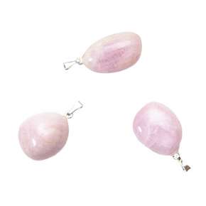 Kunzitl Troml prívesok prírodný kameň 2,2-3 cm, 1 kus, kameň emócií