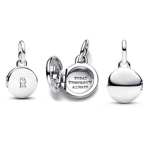 Prívesok strieborný 925 medailón kľúč, prívesok náramok láska