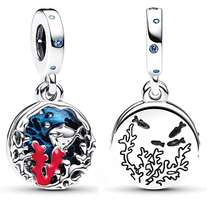 Prívesok zo striebra 925 Austrálsky koralový útes 2v1, cestovný náramok