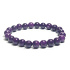 Sugilit náramok elastický prírodný kameň, guľôčka 8 mm / 16 - 17 cm, kameň lásky