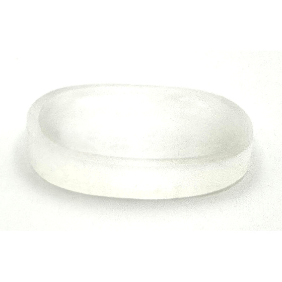 Selenitová miska prírodný kameň 70 - 75 x 45 - 50 mm, 45 - 55 g 1 kus, anjelská energia