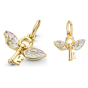 Charm Harry Potter - Okrídlený kľúč, prívesok na náramok Charm Harry Potter - Okrídlený kľúč, prívesok na náramok
