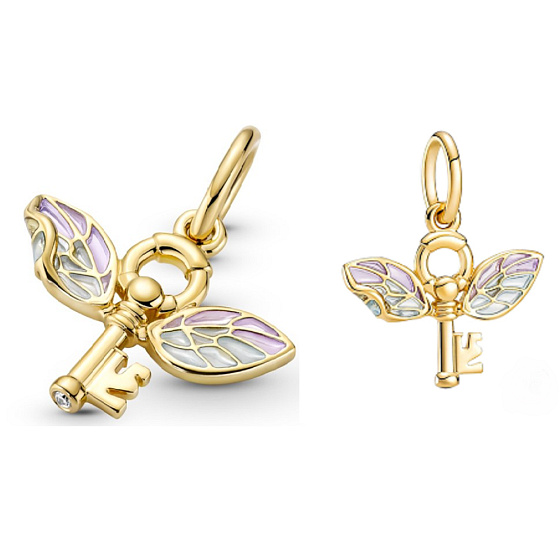 Charm Harry Potter - Okrídlený kľúč, prívesok na náramok