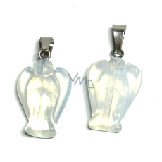 Opalit Anjel strážca prívesok syntetický kameň ručne brúsený 2 - 2,2 cm, kameň prianí a nádeje Opalit Anjel strážca prívesok syntetický kameň ručne brúsený 2 - 2,2 cm, kameň prianí a nádeje