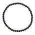 Onyx facet mat náramok elastický prírodný kameň, guľa 4 mm / 19 cm, kameň životnej sily