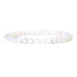 Krištáľový náramok elastický prírodný kameň, guľôčka 4 mm / 15 cm, pre deti