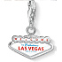 Prívesok na cestovnom náramku zo striebra 925 Las Vegas, zapínanie na homára