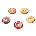 Mokait Donut prírodný kameň 30 mm, motivačný kameň, motivačný kameň