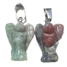 Achát Crazy Angel prívesok strážca prírodný kameň 2 - 2,2 cm, dodáva odvahu a silu