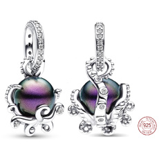 Striebro 925 Disney Malá morská víla - Uršula, prívesok na náramok