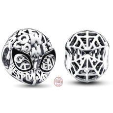 Prívesok Striebro 925 Marvel Spiderman maska, korálik na náramku film